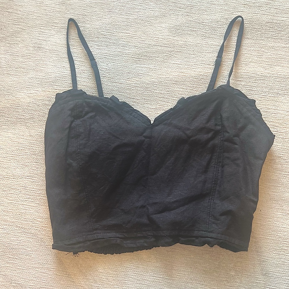 Forever 21 Black Crop Top